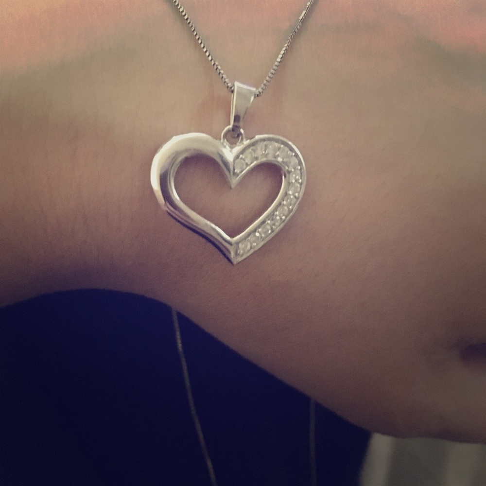 Metal Smith Heart shaped necklace